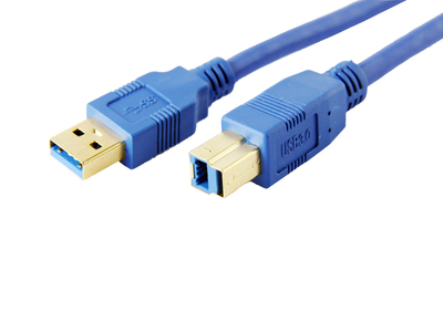 SAMZHE山泽镀金版USB 3.0 AM/BM打印线2米评测 传输稳定，商用家用两相宜